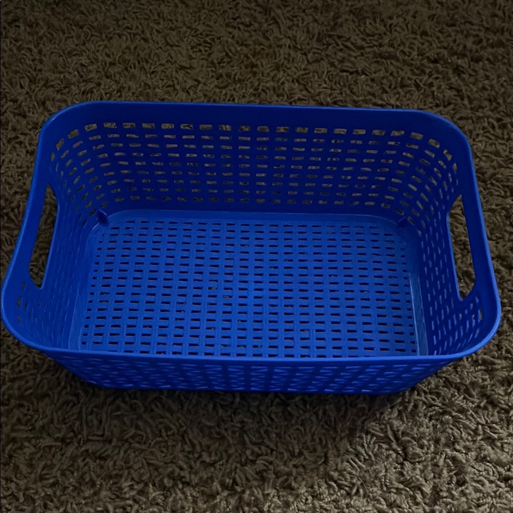 Target Blue Accent Storage Basket